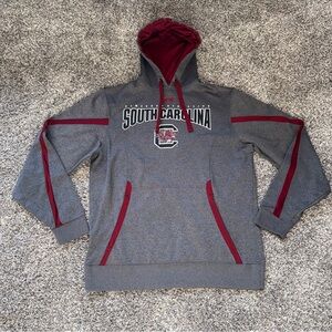 Under Armour University of South Carolina Gamecocks Gray Pullover Hoodie Small